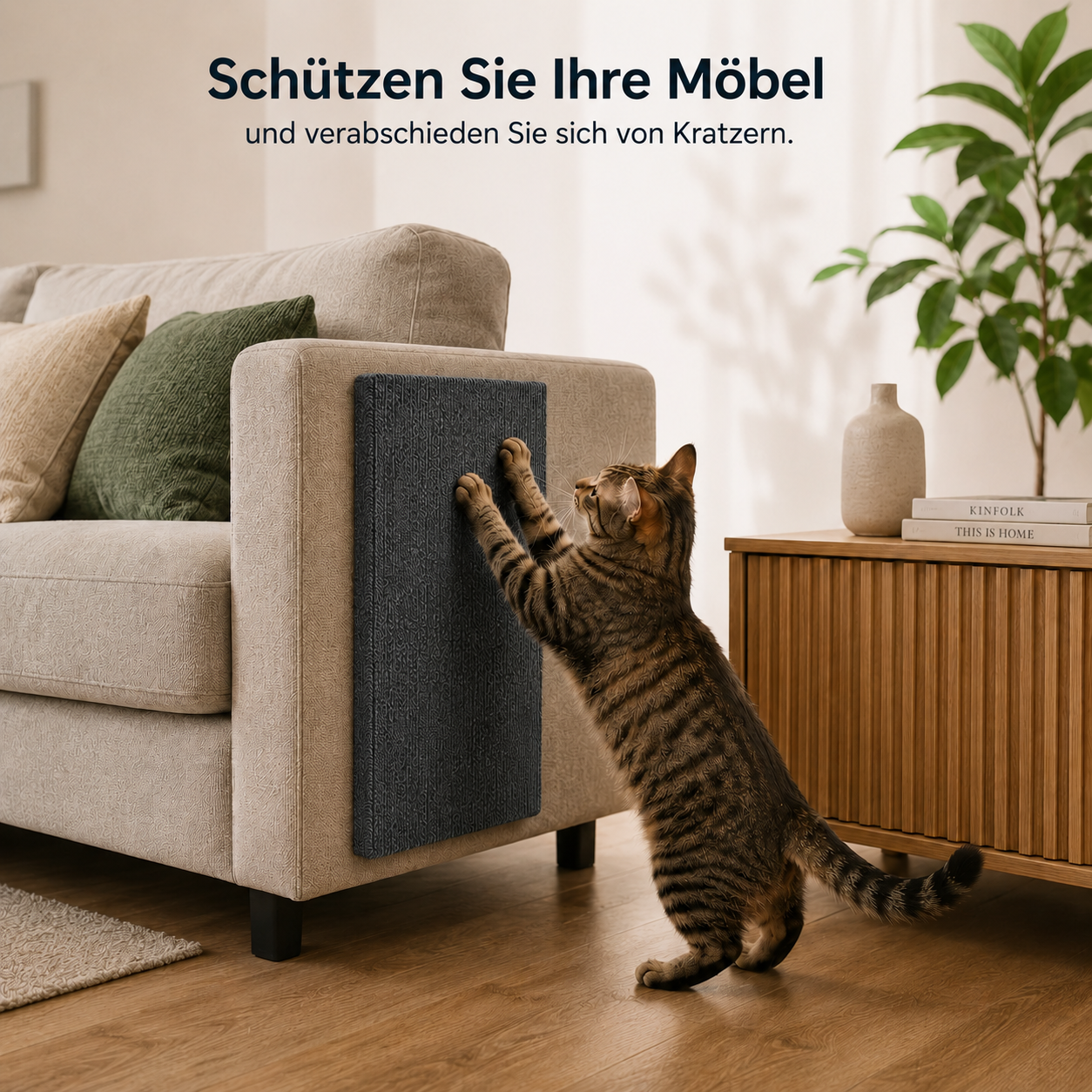 KratzSchutz – Selbstklebende Katzenmatte