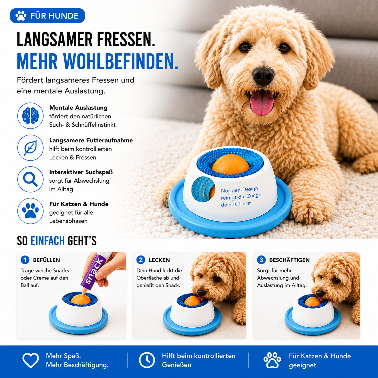 SchleckNapf – Slow Eating Toy