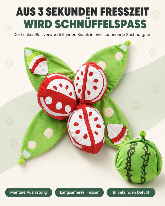 LeckerliBall – Anti-Schling Spielzeug