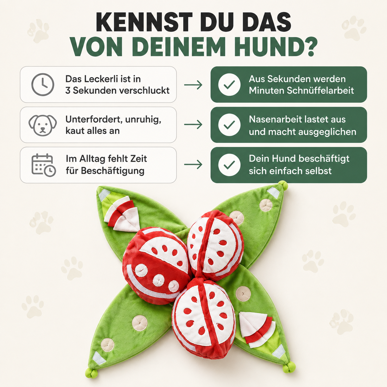 LeckerliBall – Anti-Schling Spielzeug