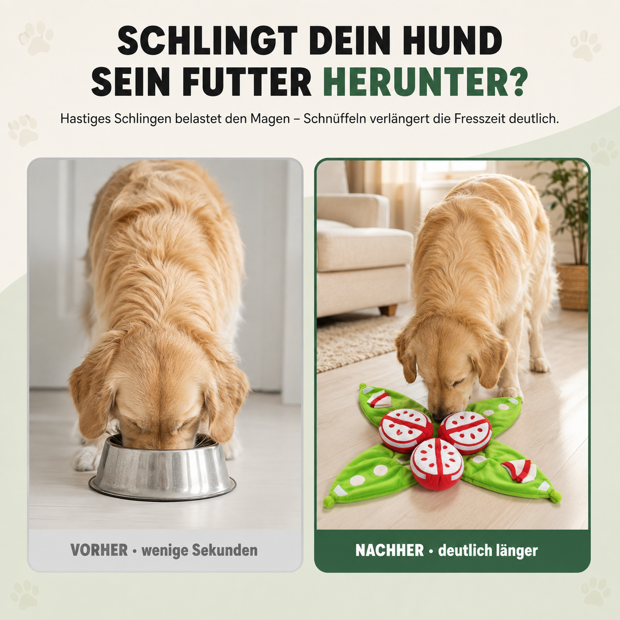 LeckerliBall – Anti-Schling Spielzeug