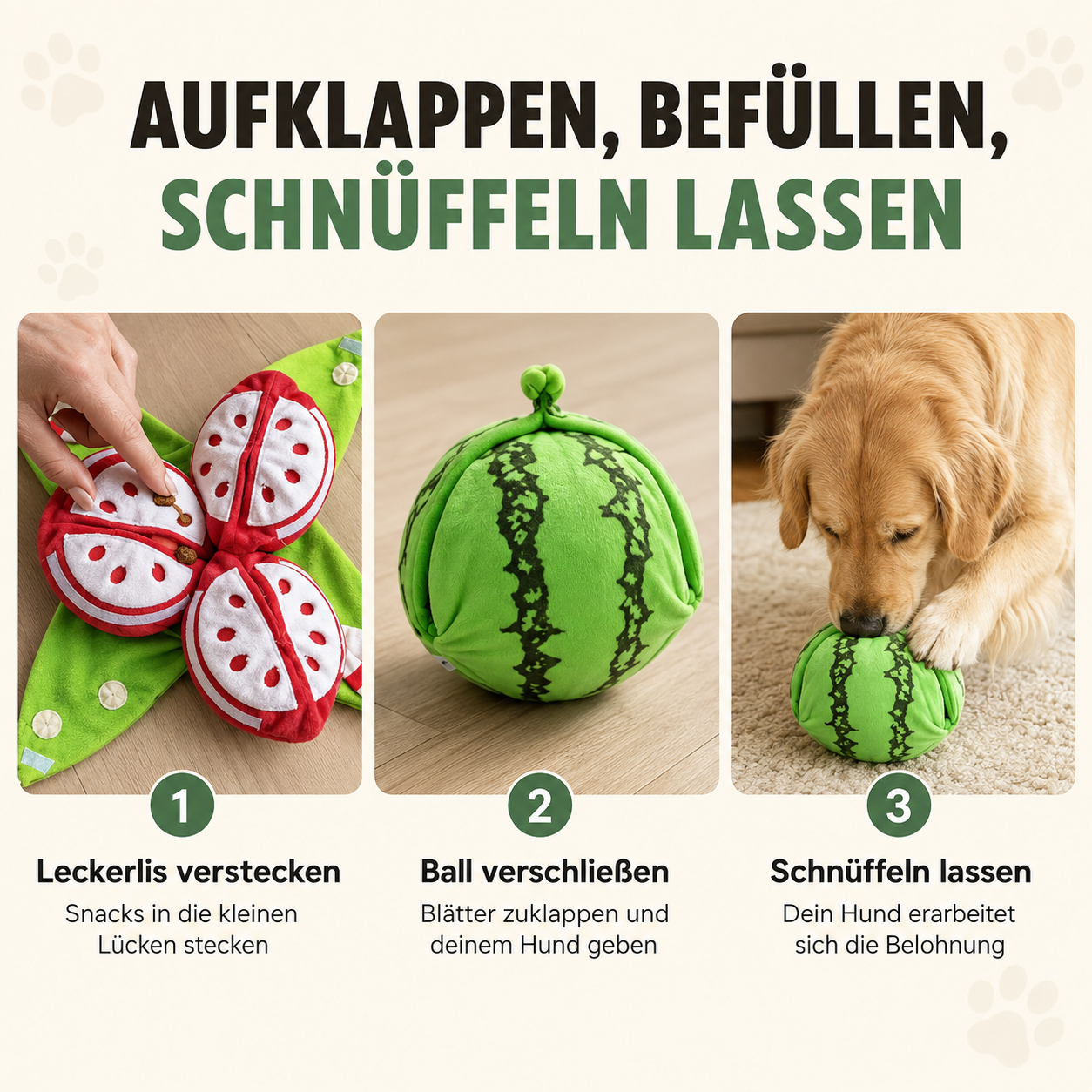 LeckerliBall – Anti-Schling Spielzeug