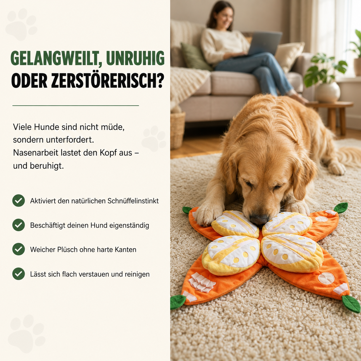 LeckerliBall – Anti-Schling Spielzeug