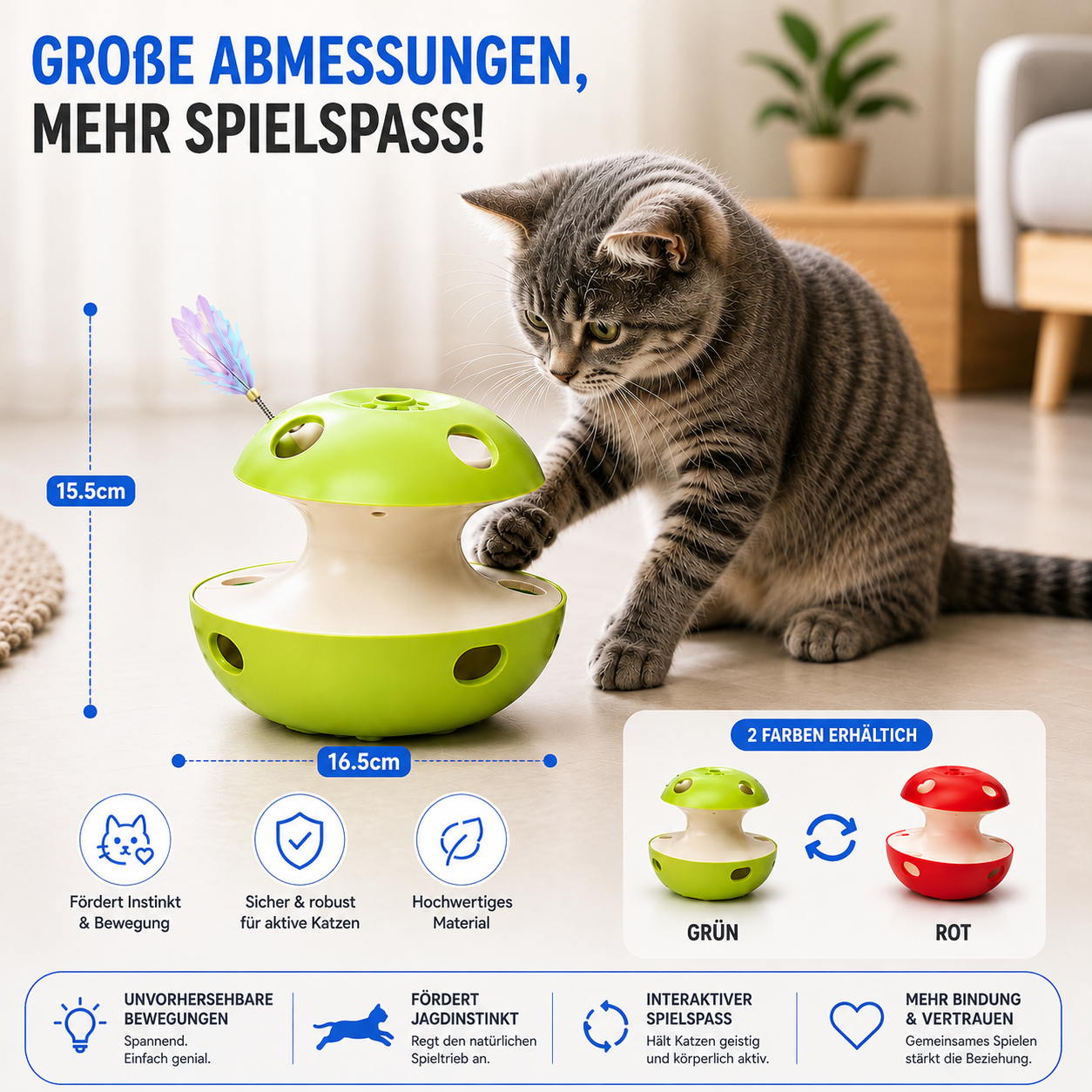 FangApfel – Interaktives Katzenspielzeug