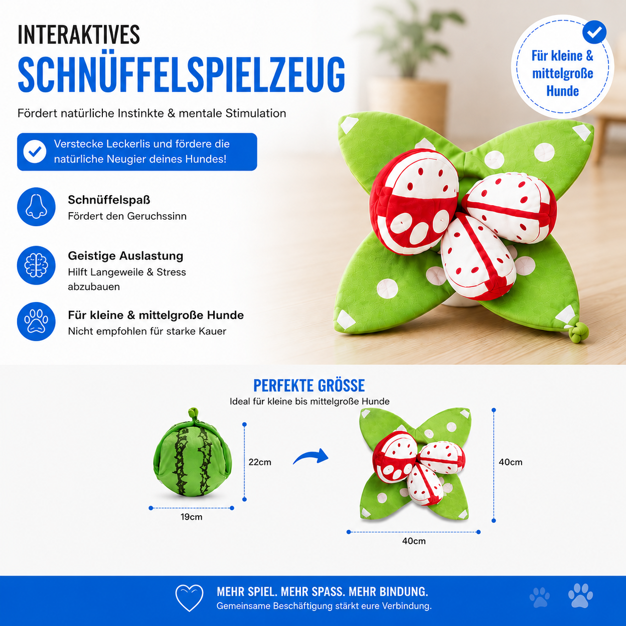 LeckerliBall – Anti-Schling Spielzeug