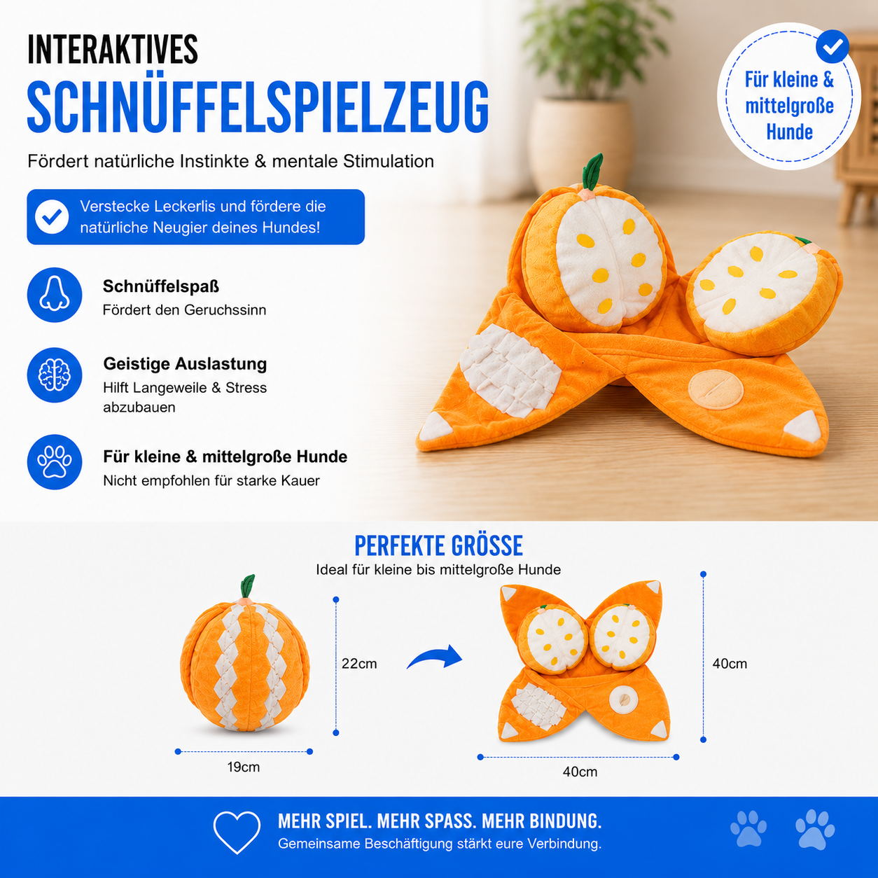 LeckerliBall – Anti-Schling Spielzeug